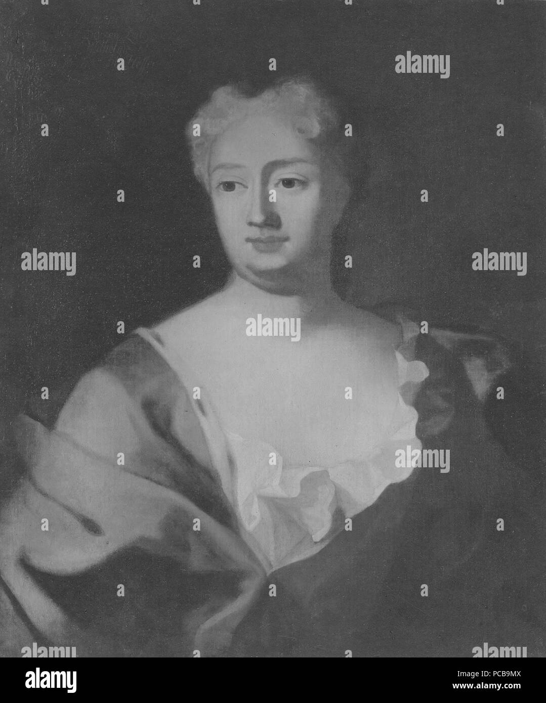 23 Dorotea, Vilhelmina, prinsessa 1691-1743 lantgrevinna Hessen-Kas Sachsen-Zeitz av av - Nationalmuseum - 14902 Banque D'Images