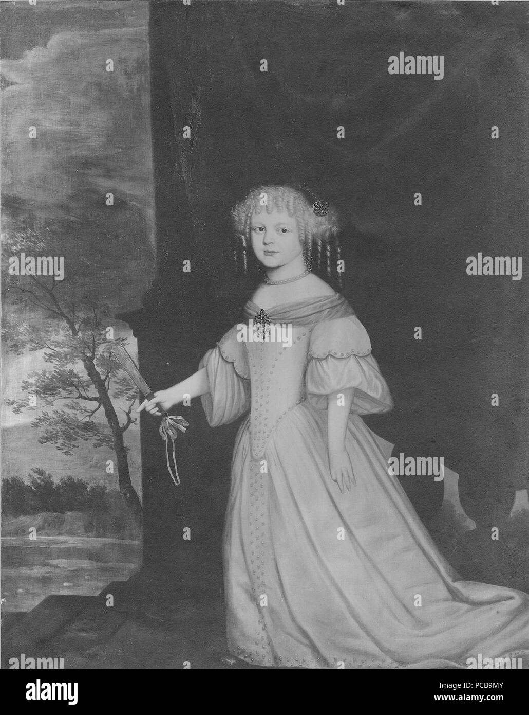 Sofia 82 Augusta, 1663-1694, prinsessa Anhalt-Zerbst av av hertiginna Sachsen-Weimar (Salomon) Duarte - Nationalmuseum - 14900 Banque D'Images
