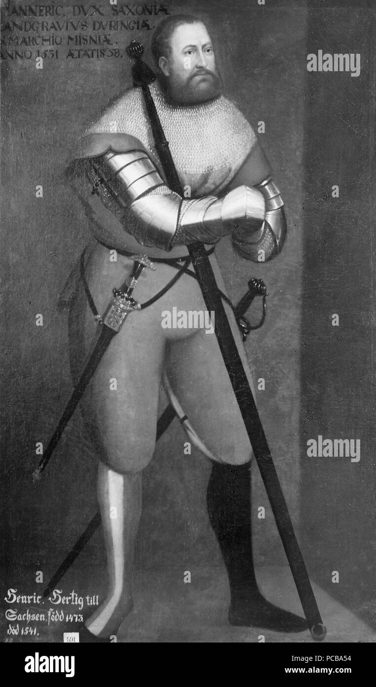 42 Henrik den fromme, 1473-1541, av-Sachsen (David Frumerie) - Nationalmuseum - 15261 Banque D'Images