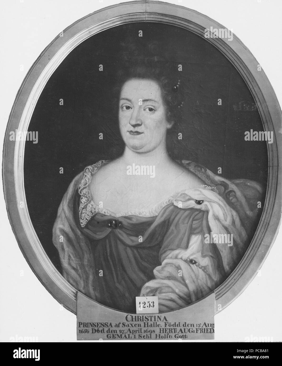 55 Kristina, 1656-1698, Sachsen-Weisenfels hertiginna prinsessa av, av Holstein-Gottorp - Nationalmuseum - 15923 Banque D'Images