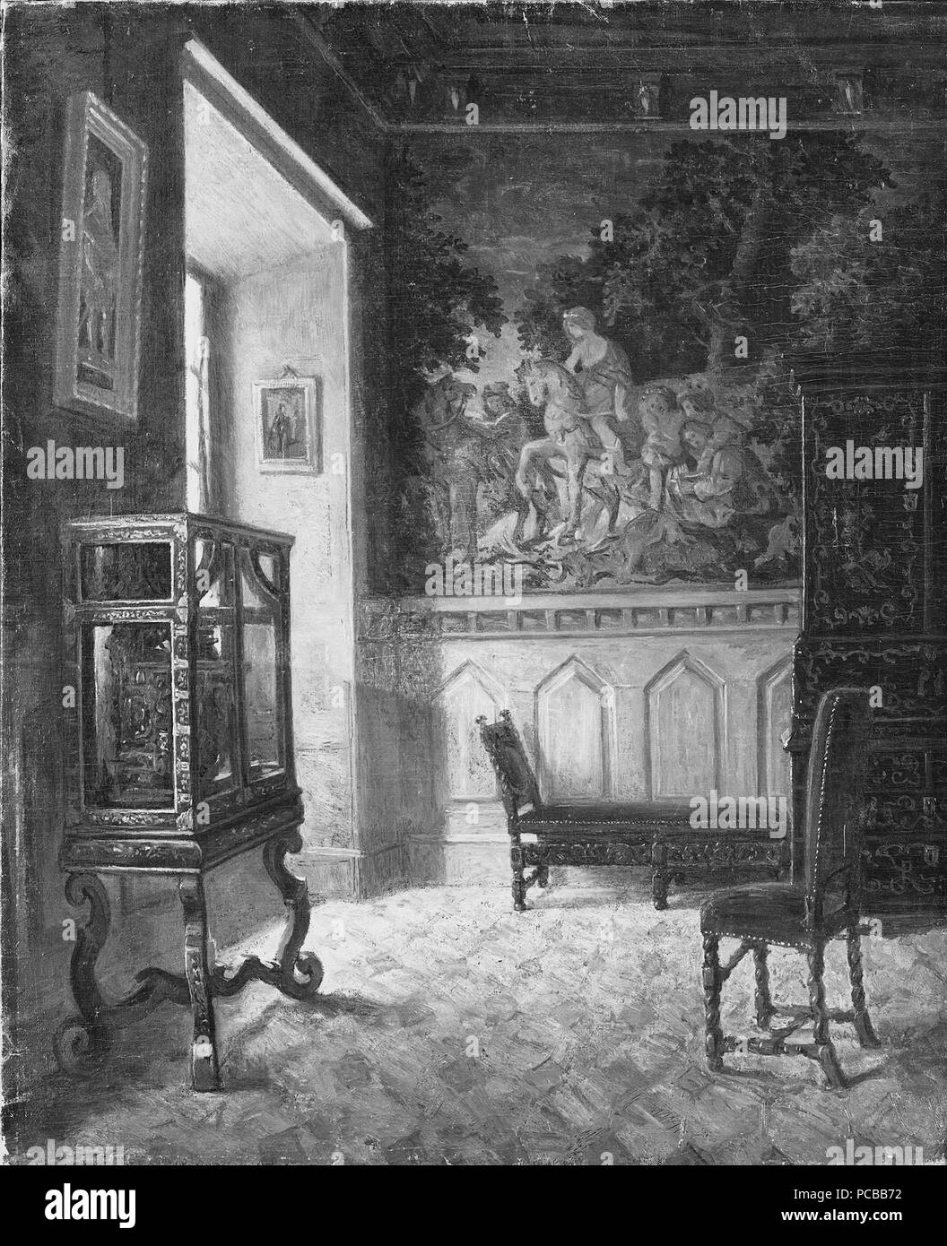 40 Gripsholmsinteriör (Ernst Josephson) - Nationalmuseum - 39223 Banque D'Images