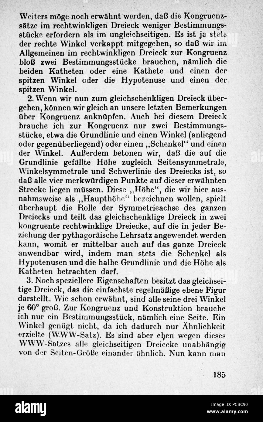 60 Vom Punkt zur Vierten Seite 185 Dimension Banque D'Images