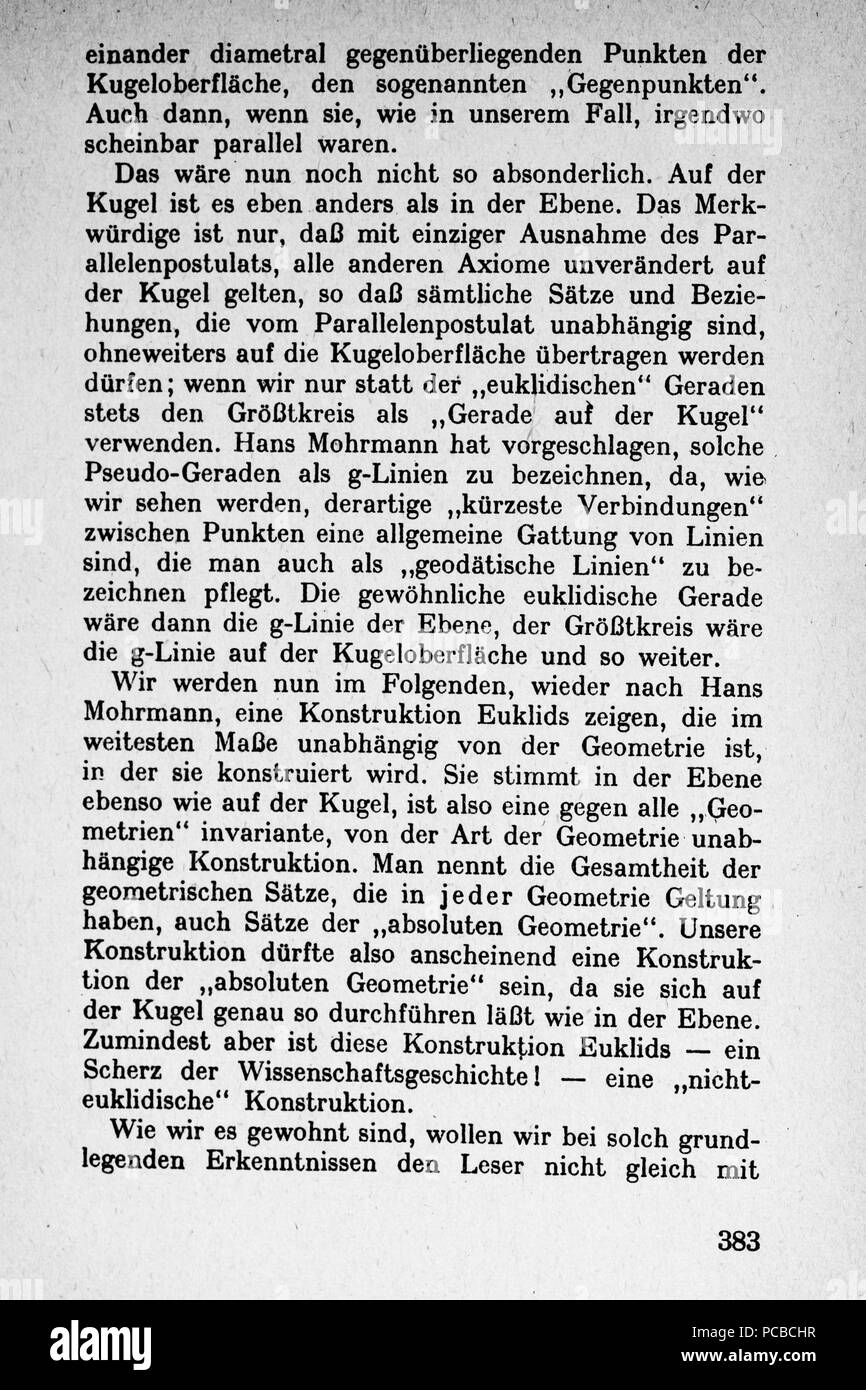 61 Vom Punkt zur Vierten Seite 383 Dimension Banque D'Images