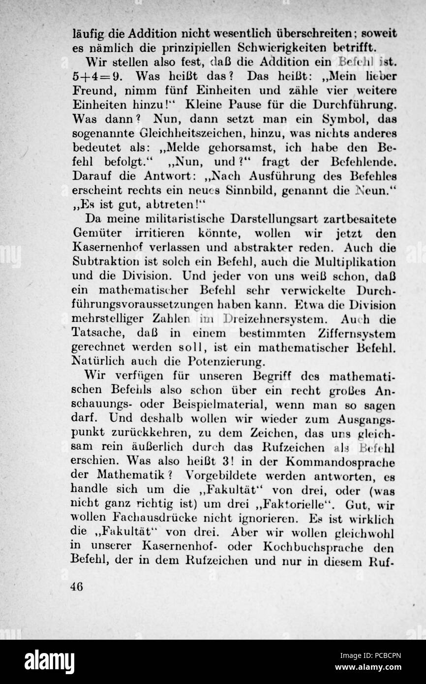 57 Vom Einmaleins zum Integral - Seite 046 Banque D'Images