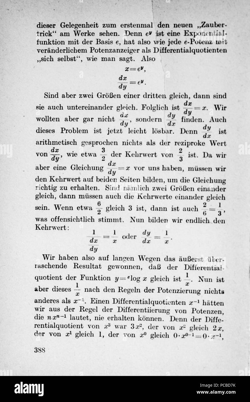59 Vom Einmaleins zum Integral - Seite 388 Banque D'Images