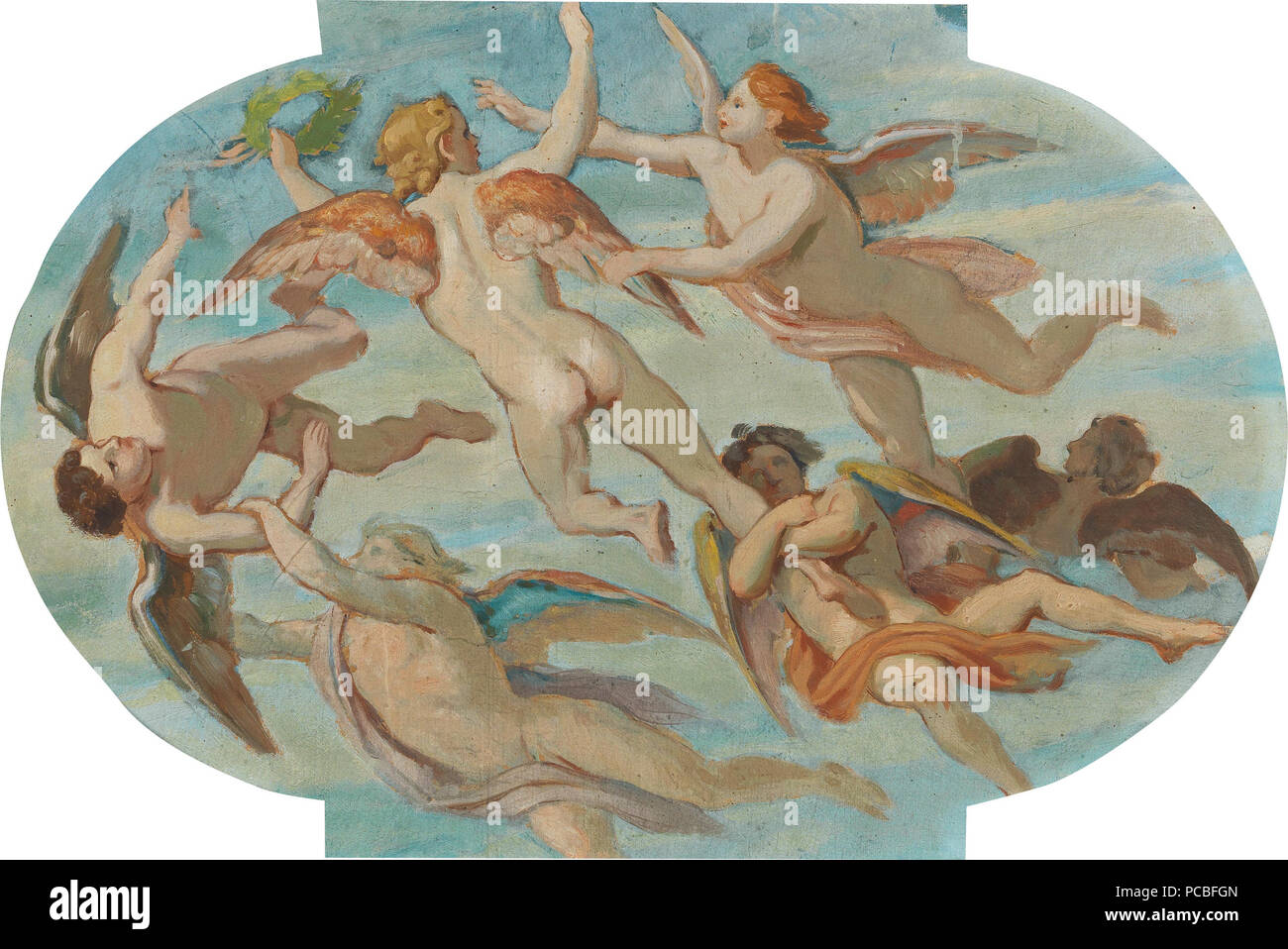 64 Moritz von Schwind - La lutte pour la Couronne Banque D'Images