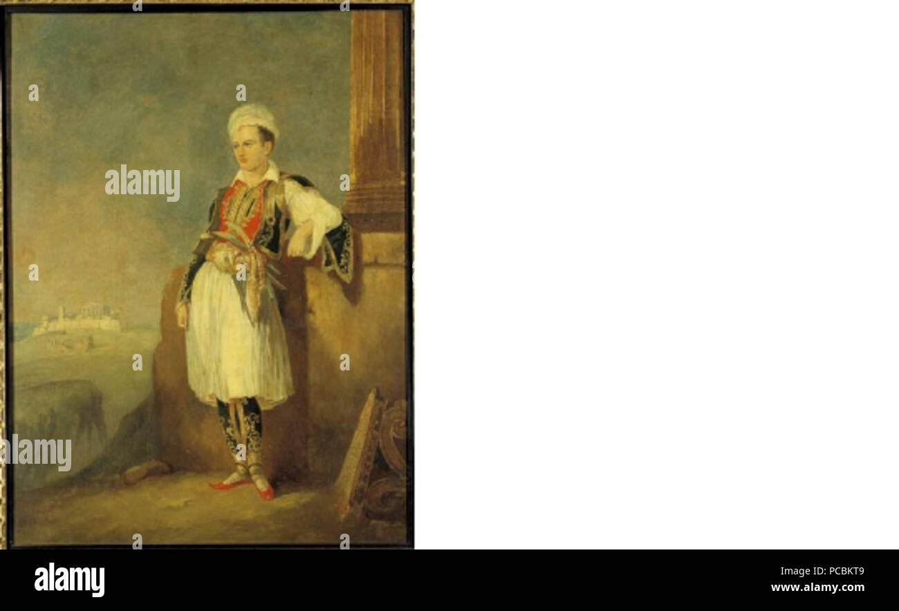 7 ByronGreekCostume Banque D'Images