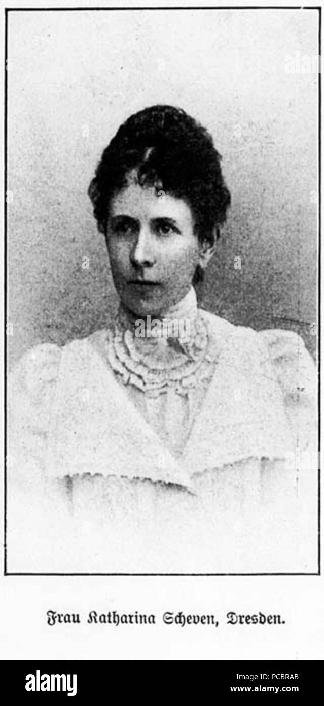 28 Katharina Scheven (1861-1922) en 1902 Banque D'Images