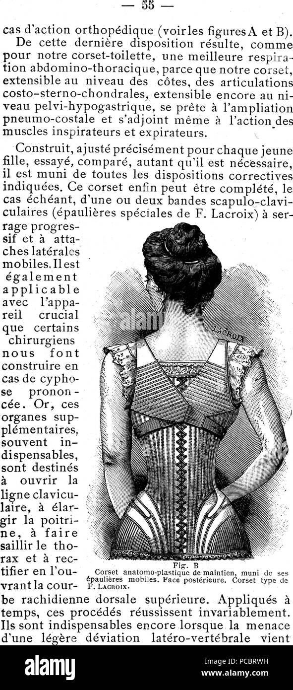 31 Le corset de Toilette - 55 Banque D'Images
