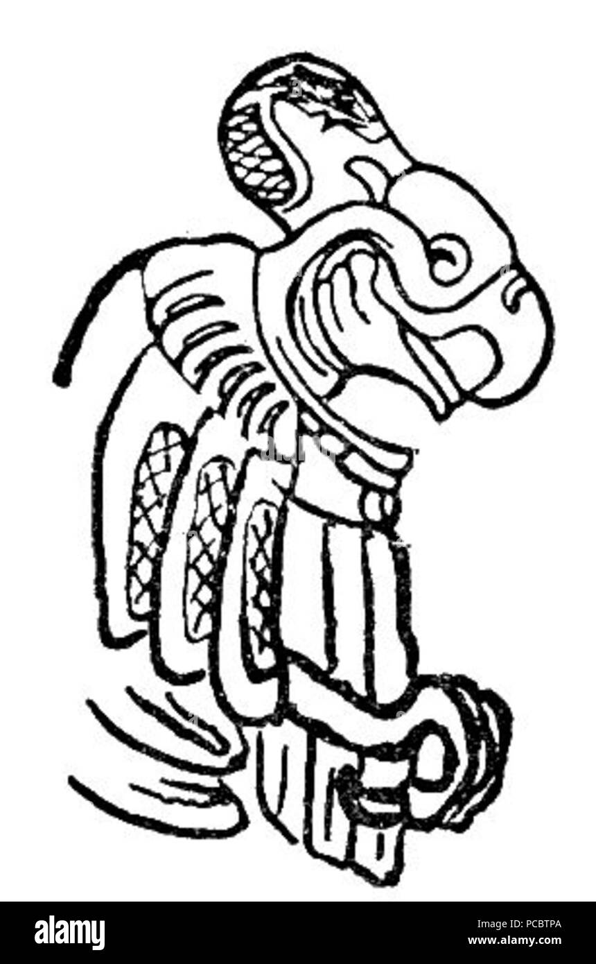 37 Fig 26 hiéroglyphes mayas Banque D'Images