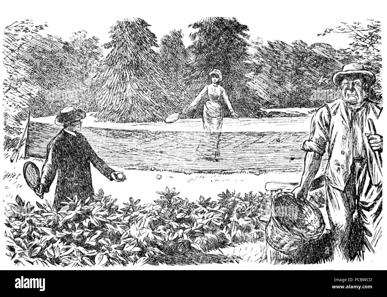 39 M. Punch's Book of Sports (illustration page 92) Banque D'Images