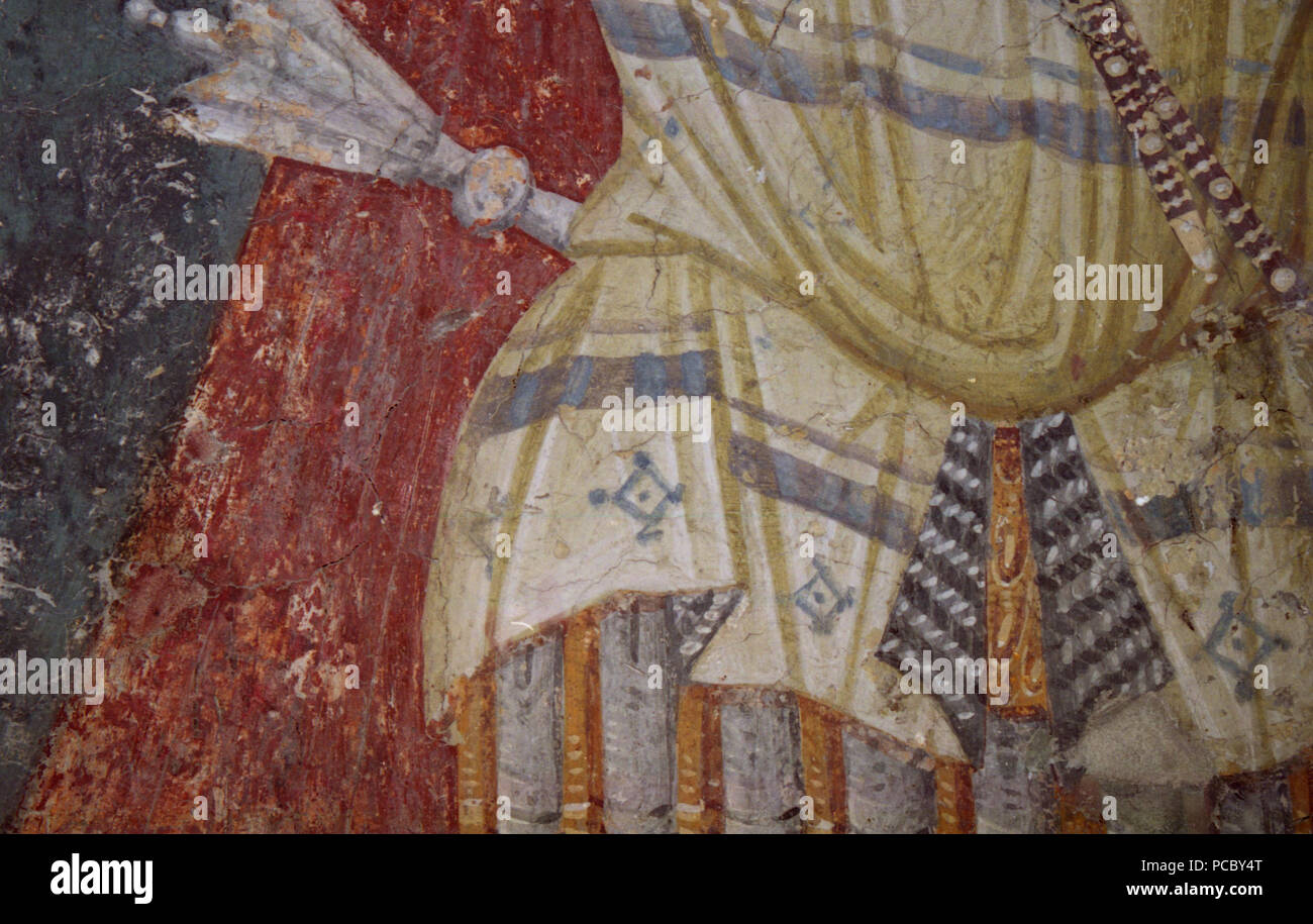224 des fresques de l'église Saint Nikita dans Banjani 0134 Banque D'Images