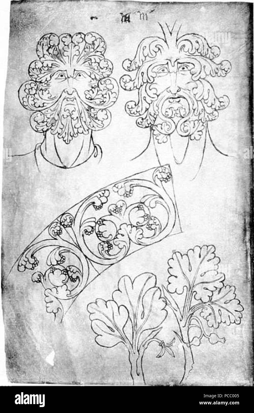 57 carnet de Villard de Honnecourt - 10 - Banque D'Images