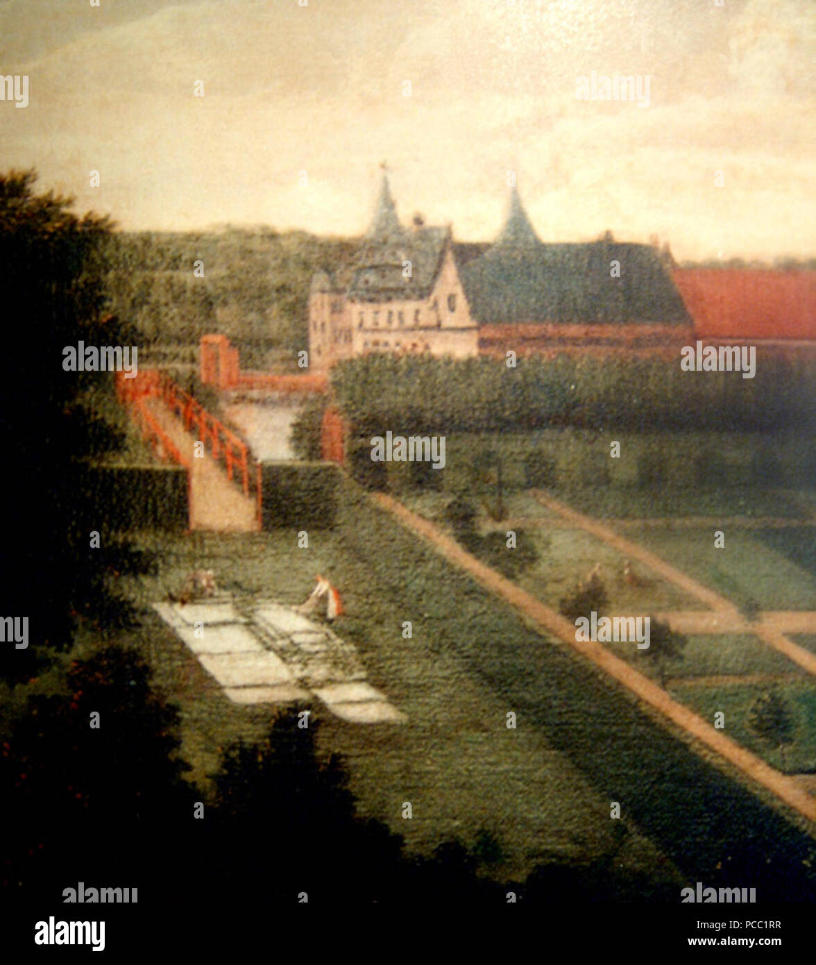 546 1700 Schloss Diersfordt Banque D'Images