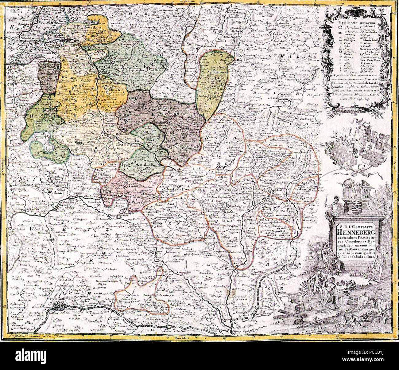 6 Grafschaft-Henneberg Banque D'Images