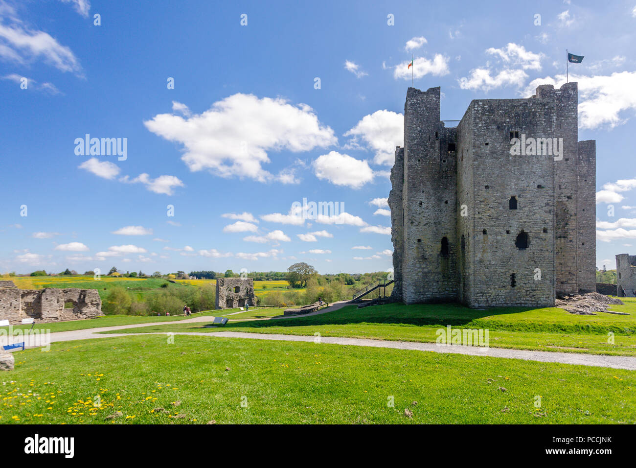 Le Château de Trim, garniture, comté de Meath, Leinster, Irlande Banque D'Images