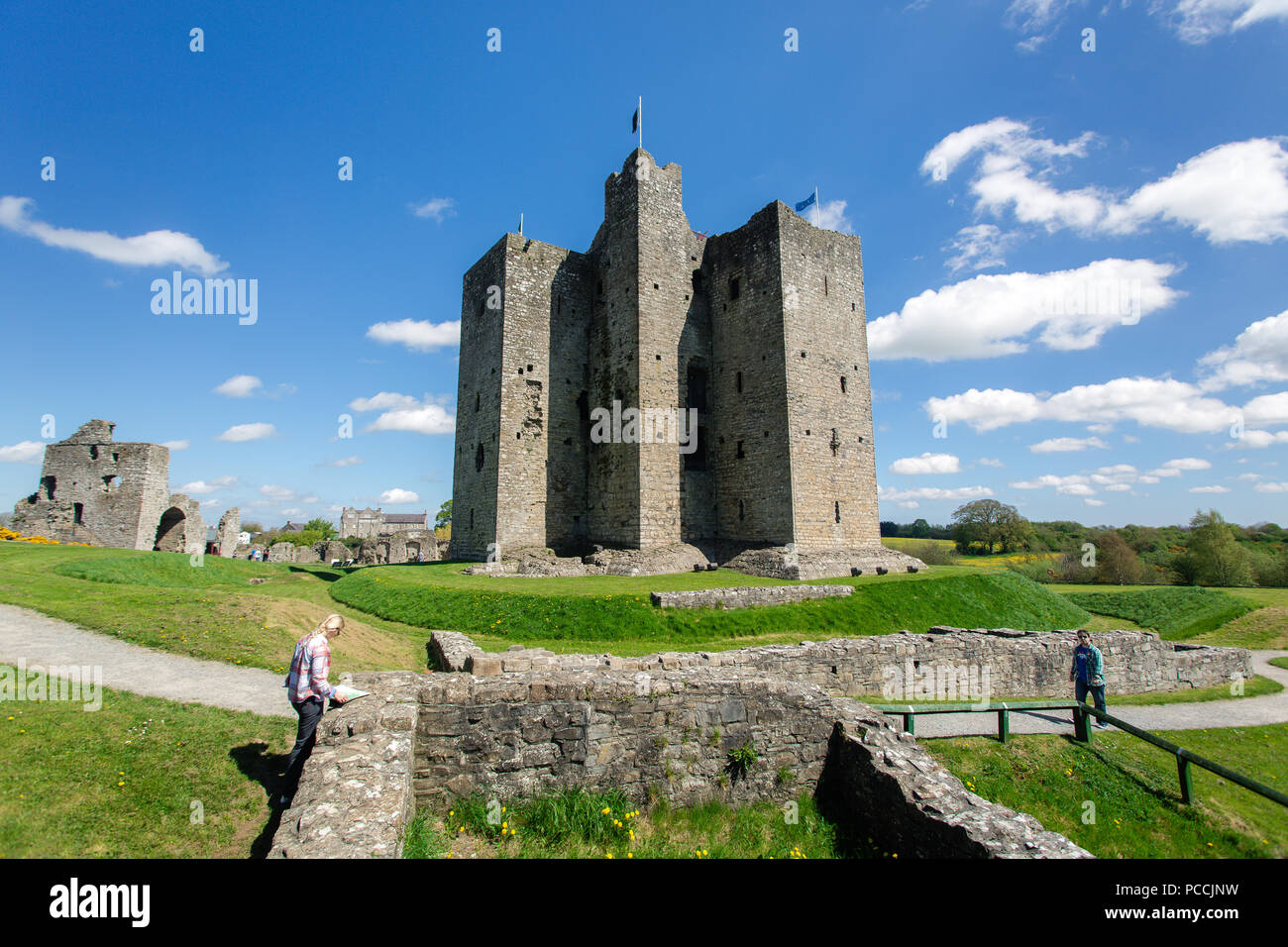 Le Château de Trim, garniture, comté de Meath, Leinster, Irlande Banque D'Images
