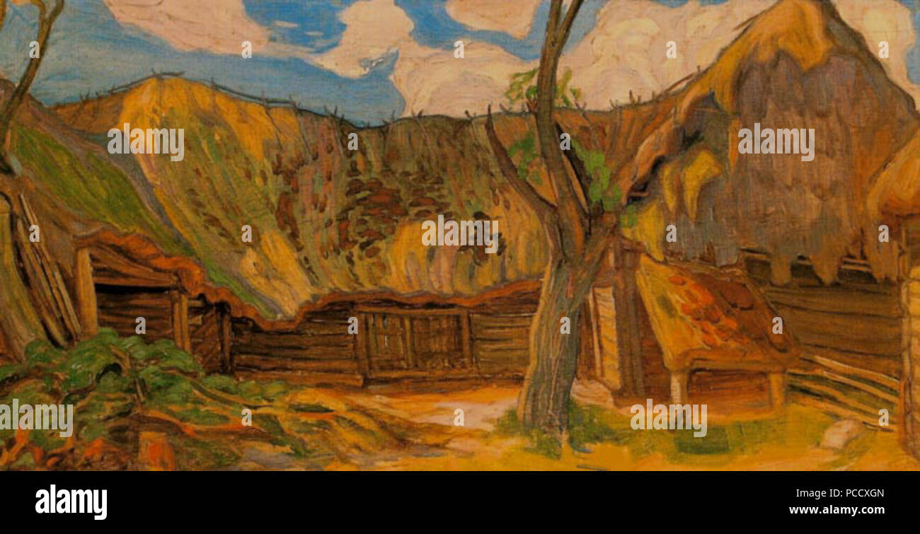 663 stodoły 1926 Zygmunt Bujnowski Stare Banque D'Images