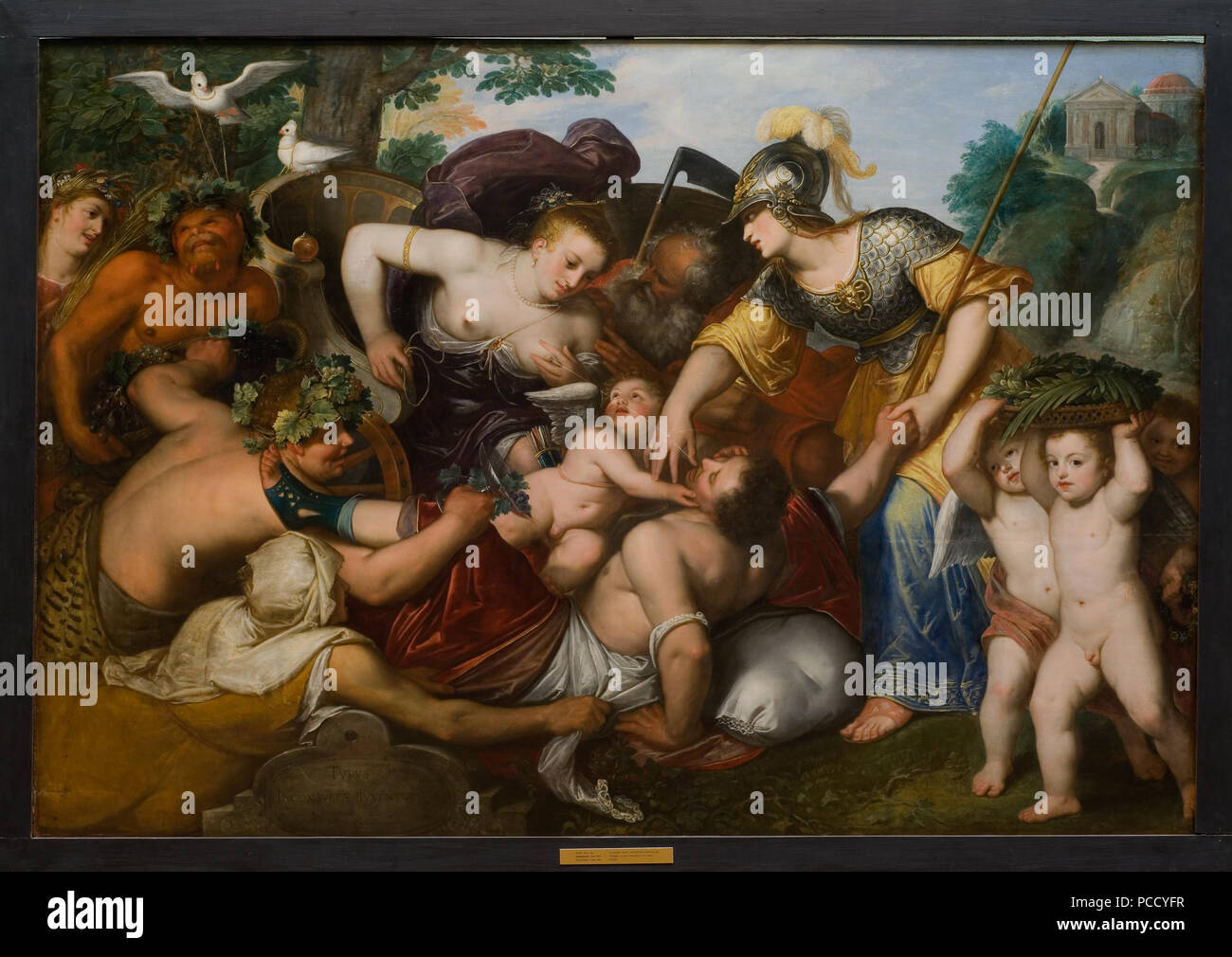 6 allégorie de la tentations de la jeunesse (Otto van Veen) - Nationalmuseum - 17669 Banque D'Images