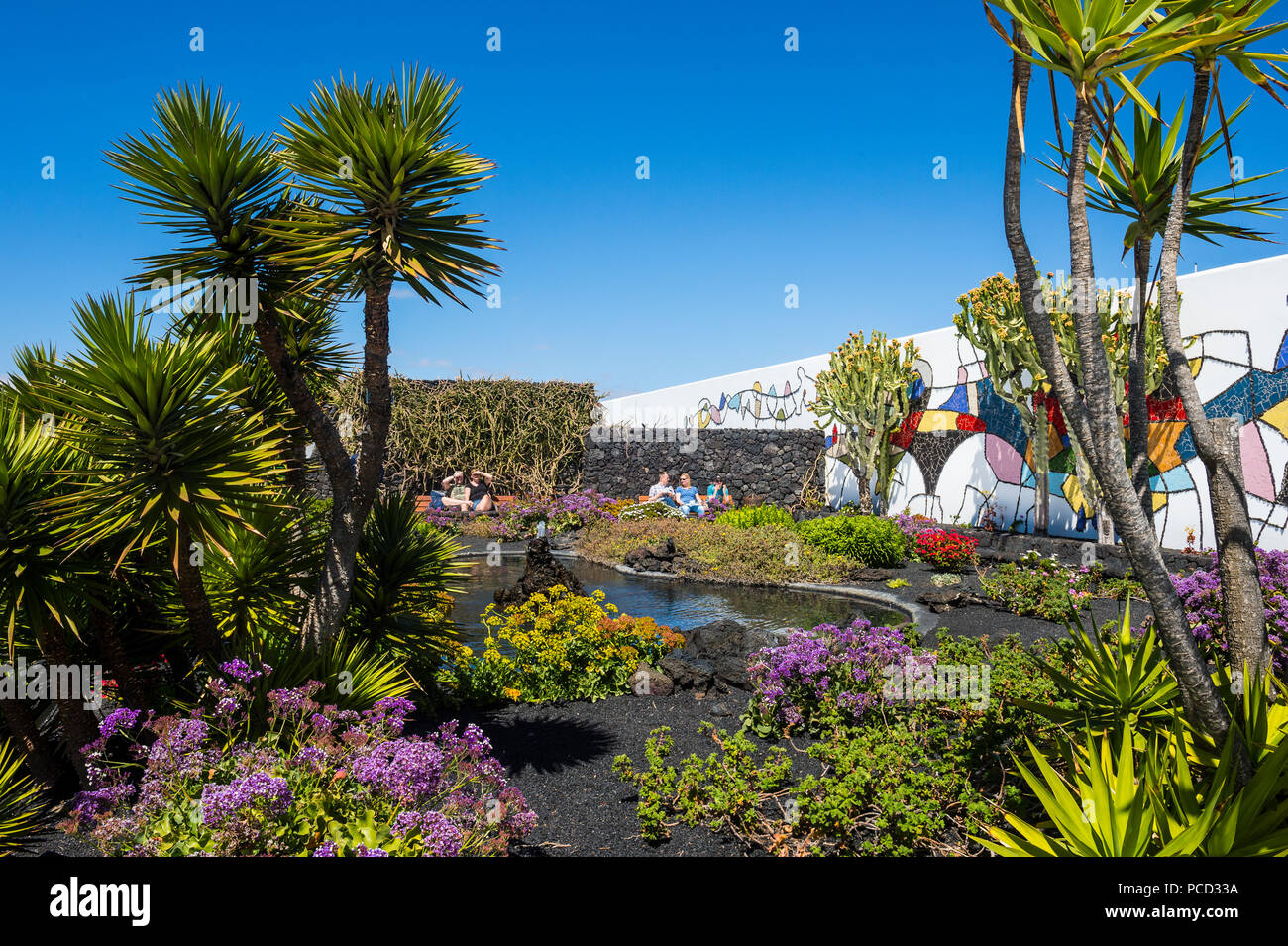 Volcano House, Fondation Cesar Manrique, Tahiche, Lanzarote, Canaries, Espagne, Europe, Atlantique Banque D'Images