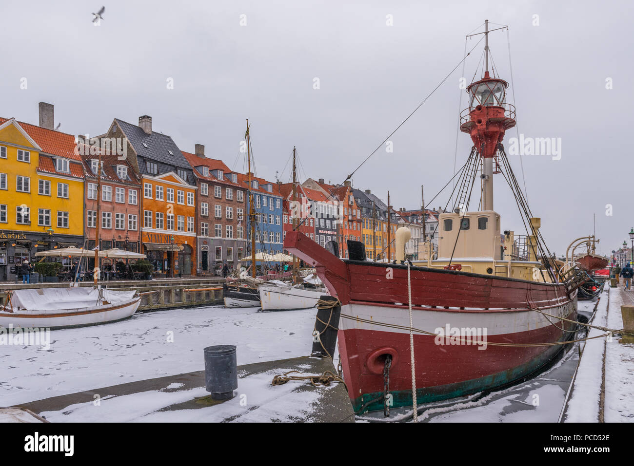 Mindeankeret congelés, Copenhague, Danemark, Scandinavie, Europe Banque D'Images