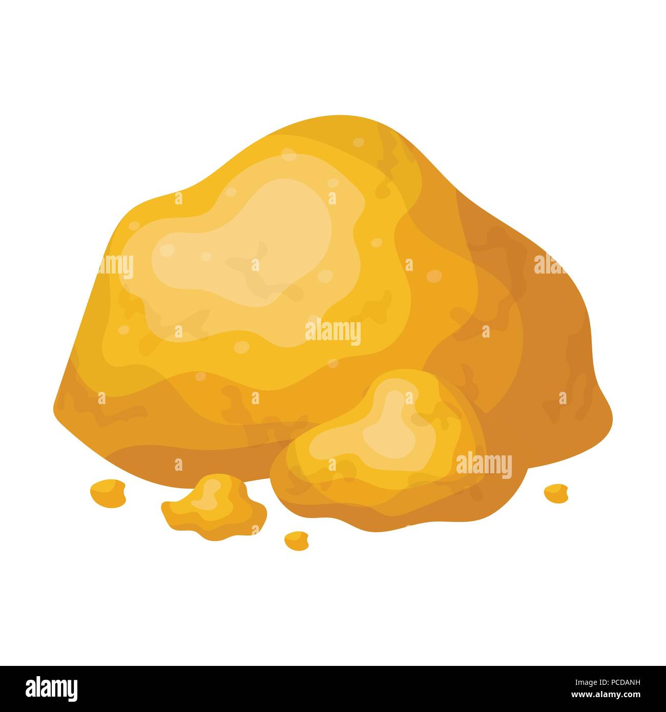 L'icône de minerai d'or en design dessin animé isolé sur fond blanc. Des  minéraux précieux et symbole d'illustration vectorielle stock bijoutier  Image Vectorielle Stock - Alamy