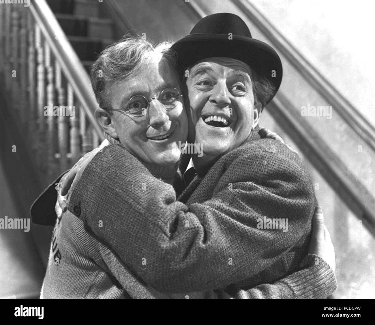 Le Lavender Hill Mob 1951 Ealing Studios film avec Alec Guinness à gauche et Stanley Holloway Banque D'Images