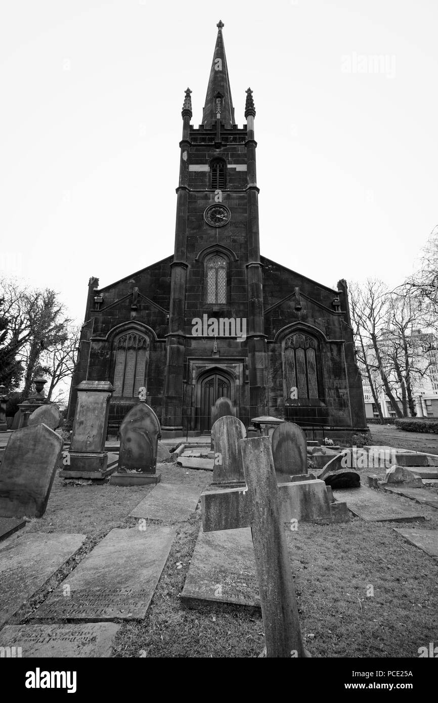 Saint John the Evangelist en frêne épineux Liverpool UK. Banque D'Images