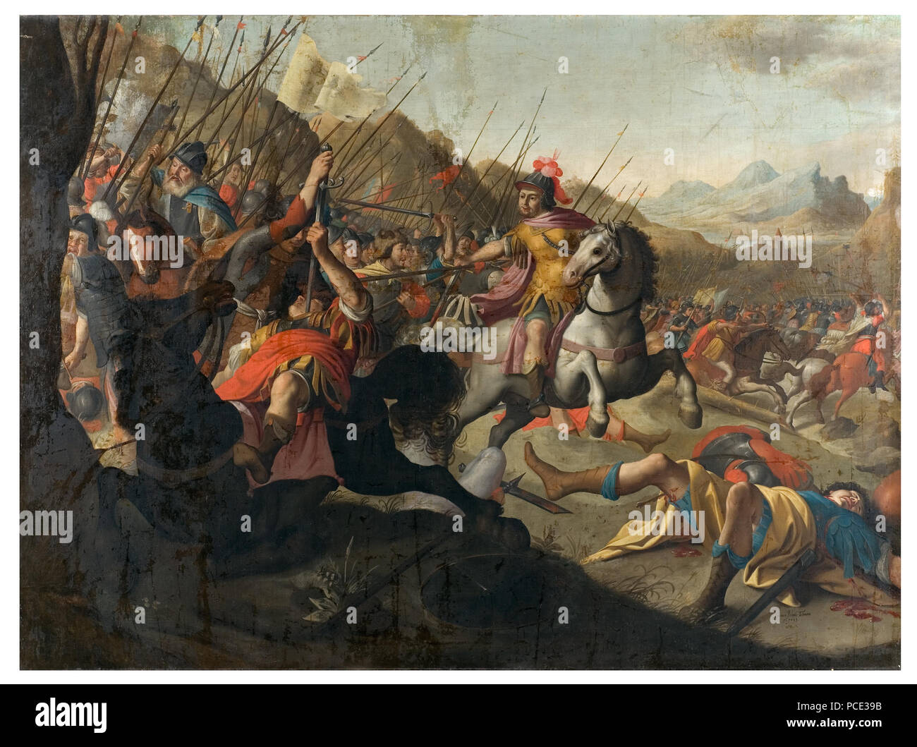 3 Une bataille romaine (Simon Pierre) Tilemann - Nationalmuseum - 21626 Banque D'Images