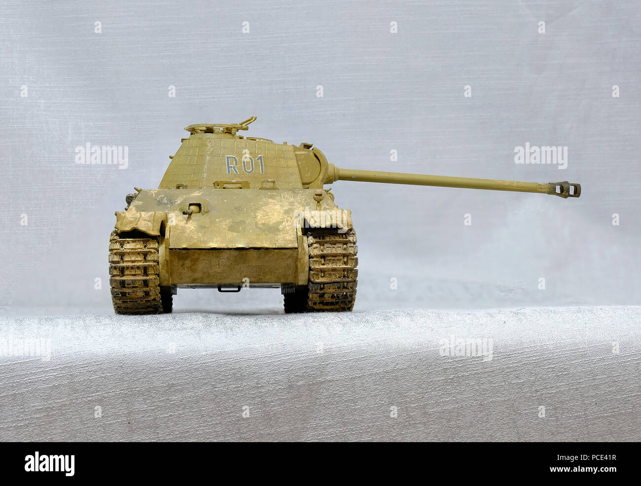 Modèle d'une Wehrmacht WW V Panther tank Banque D'Images