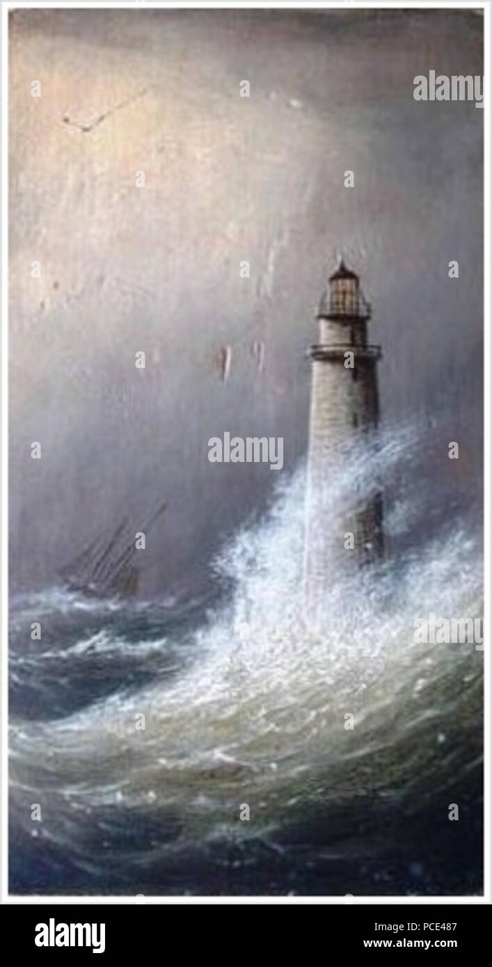 101886 Minot's Light Gale byClementDrew LynnMuseum nord-est Banque D'Images