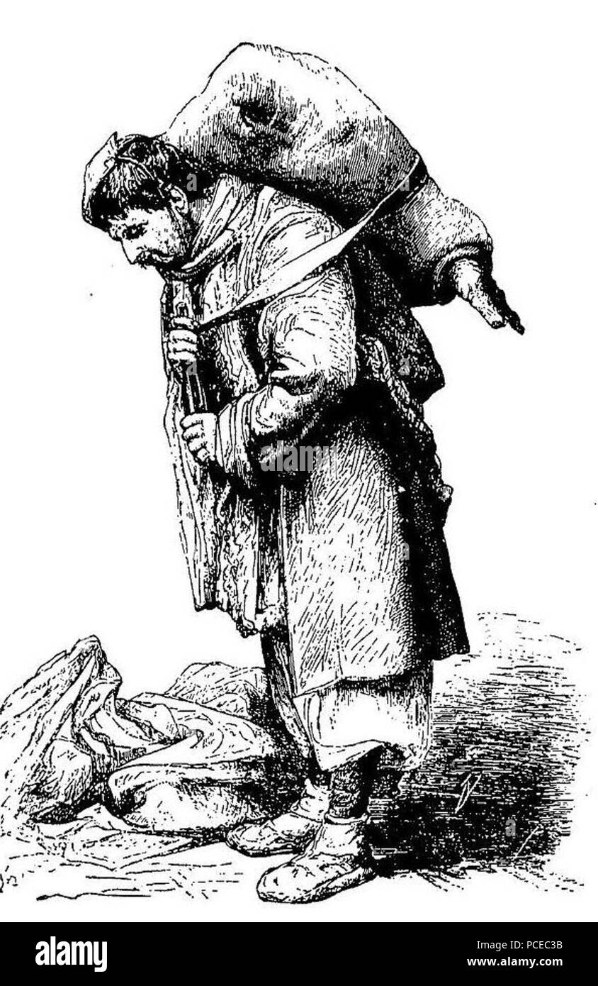 22 Un travailleur à Tiflis (Roskoschny, 1884) Banque D'Images