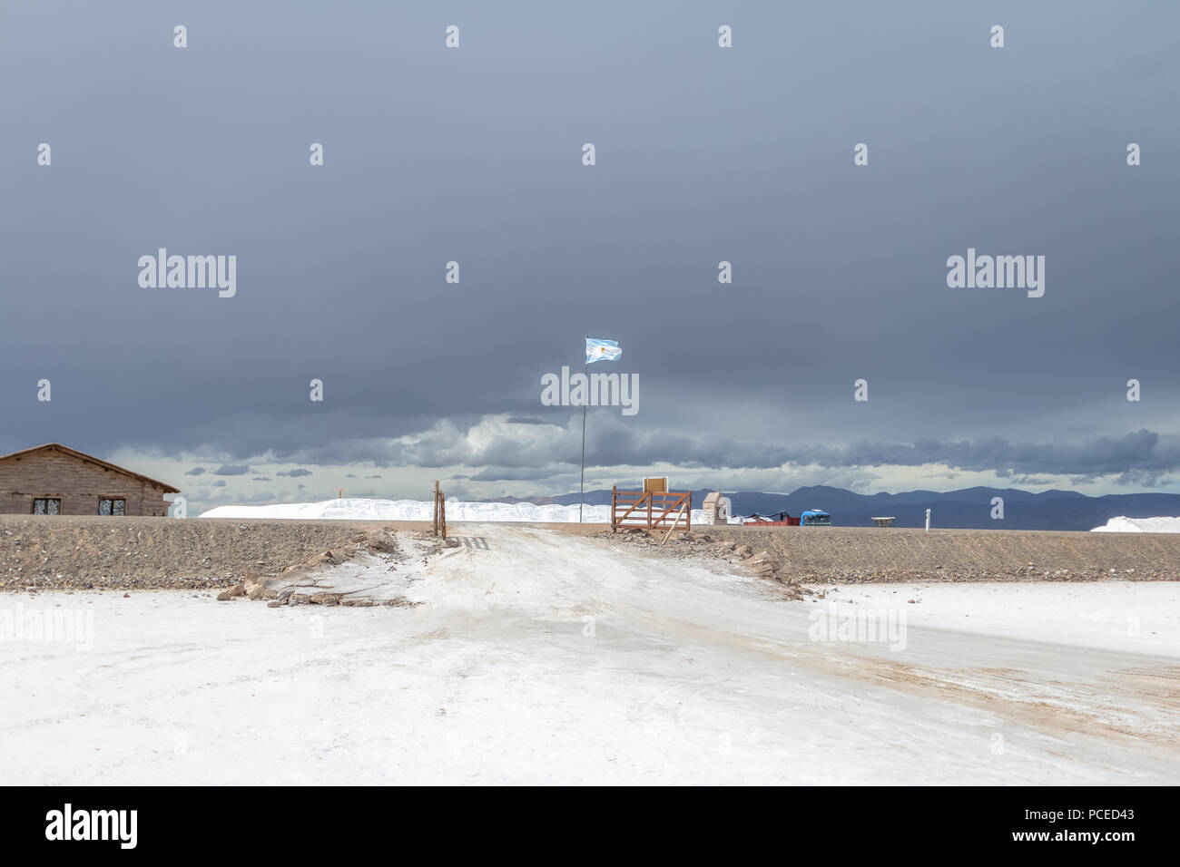 Salinas Grandes Salines - Jujuy, Argentine Banque D'Images