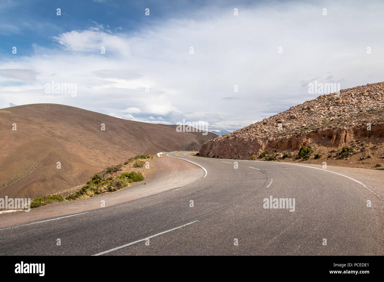 Route dans la province de Jujuy - Jujuy, Argentine Banque D'Images