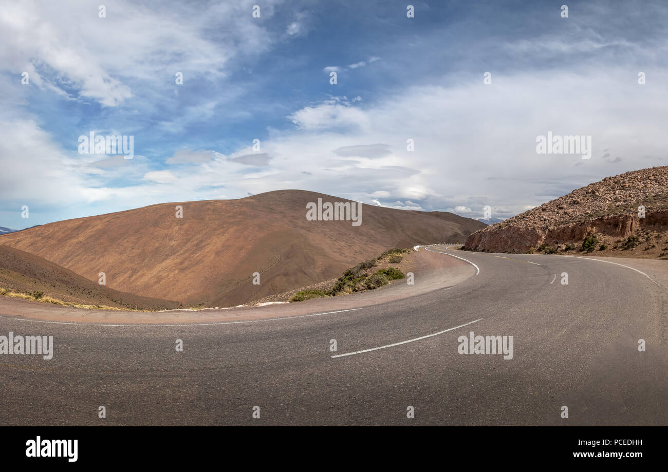 Route dans la province de Jujuy - Jujuy, Argentine Banque D'Images