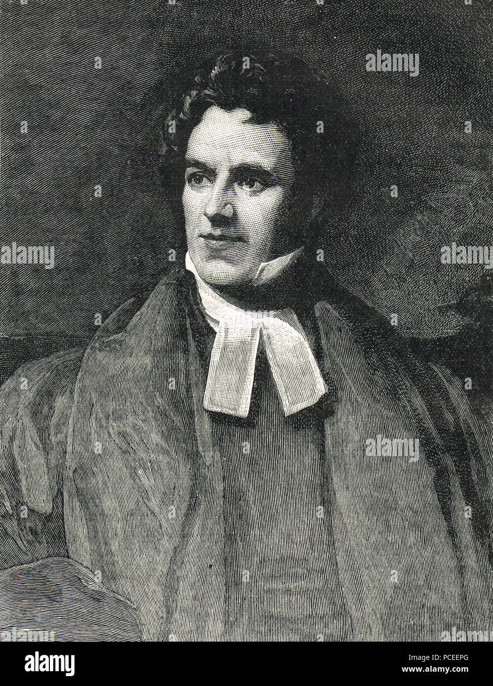 Thomas Arnold, éducateur et historien anglais, partisan de l'Église large mouvement anglican, et directeur de l'école de Rugby Banque D'Images