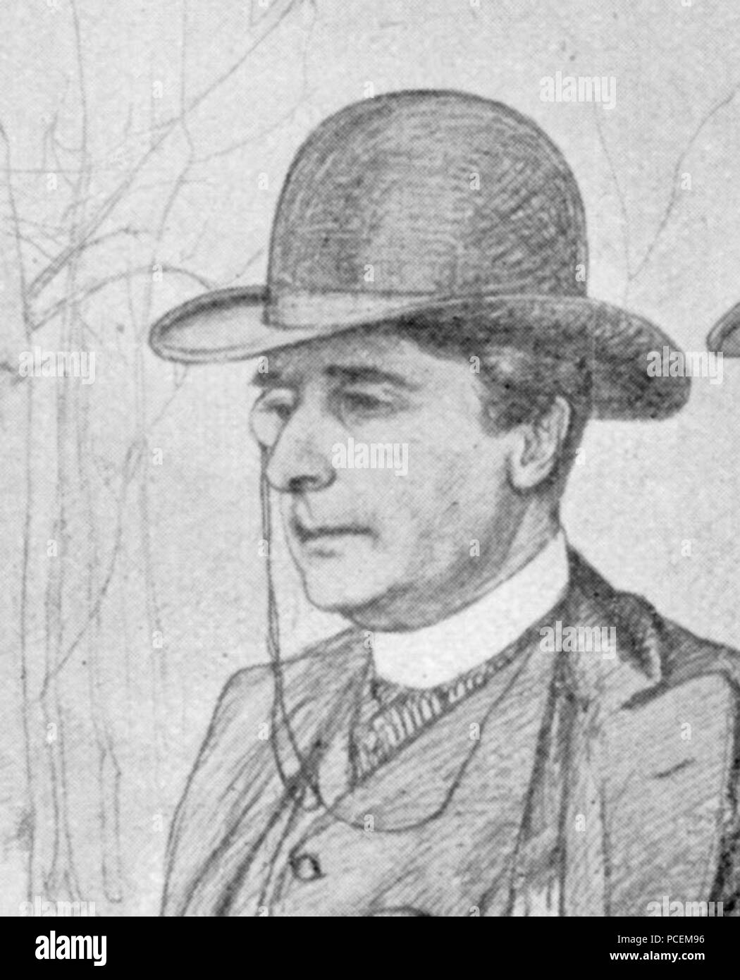 37 Friedrich Haase (acteur allemand, par C.W.Allers) Banque D'Images