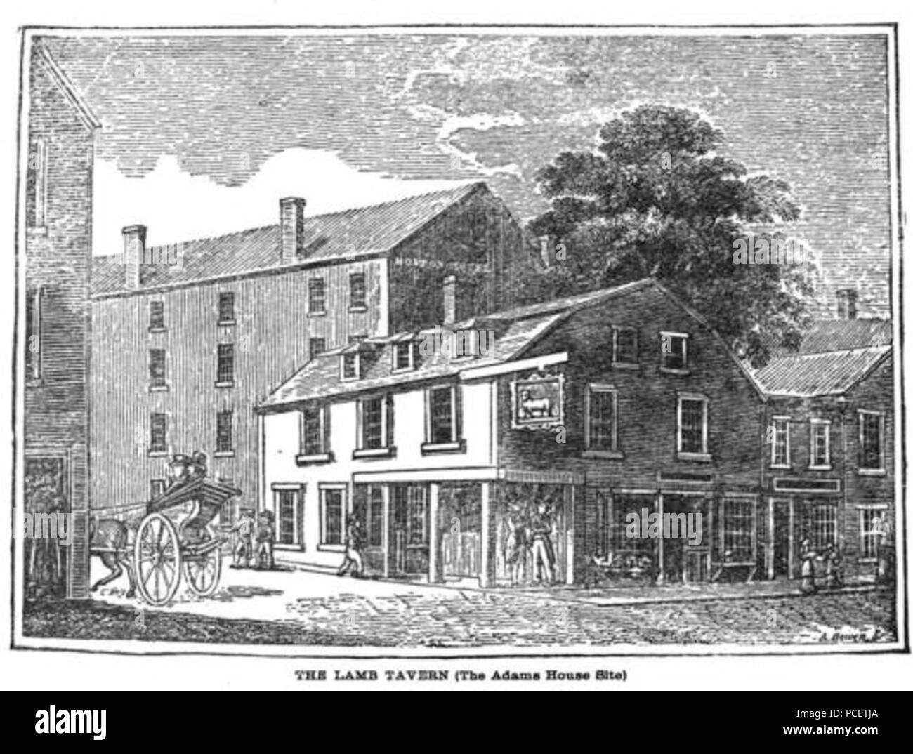 Lamb Tavern, sur Washington St Banque D'Images