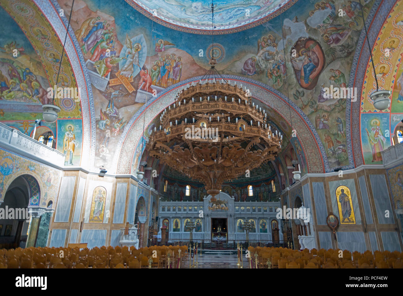 Agios Andreas, Patras, en Achaïe, Péloponnèse, Grèce, Saint Andrew's Church Banque D'Images