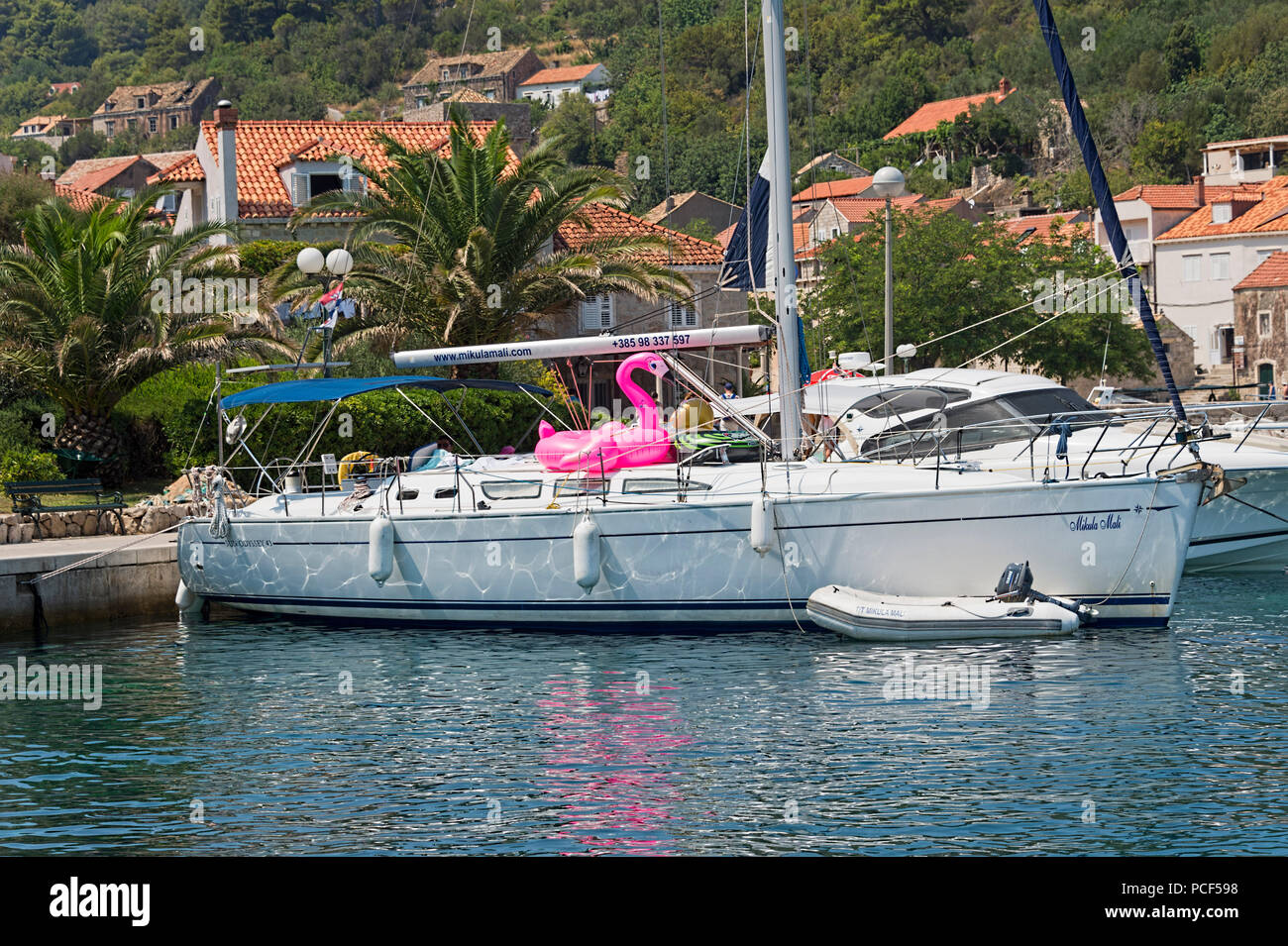 Sun Odyssey 43 Location de Sipan Island Dubrovnik Croatie Banque D'Images