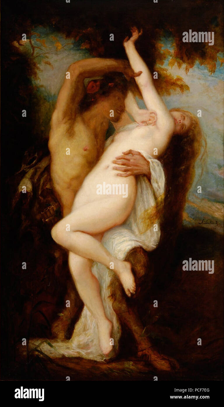 42 Amor und psyche 19JH Banque D'Images