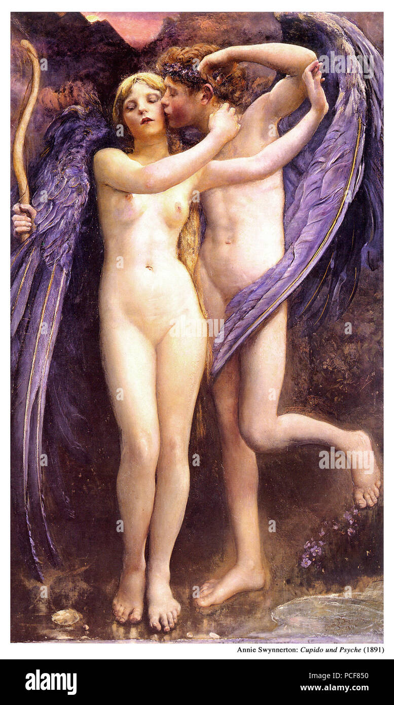 48 Annie Swynnerton - Amour et Psyché 1891 Banque D'Images