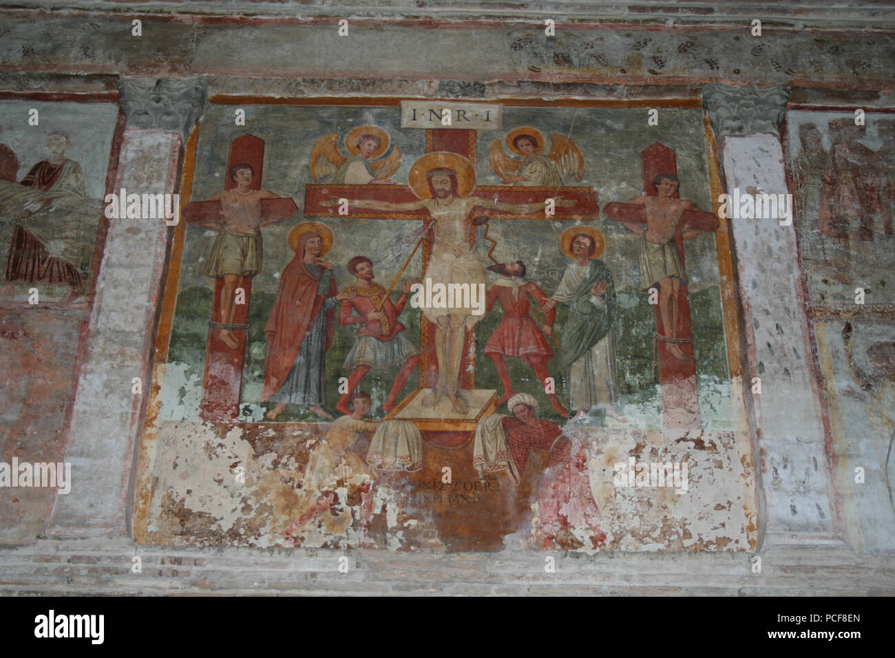 Crocifissione 147 - Sant'Urbano alla Caffarella Banque D'Images