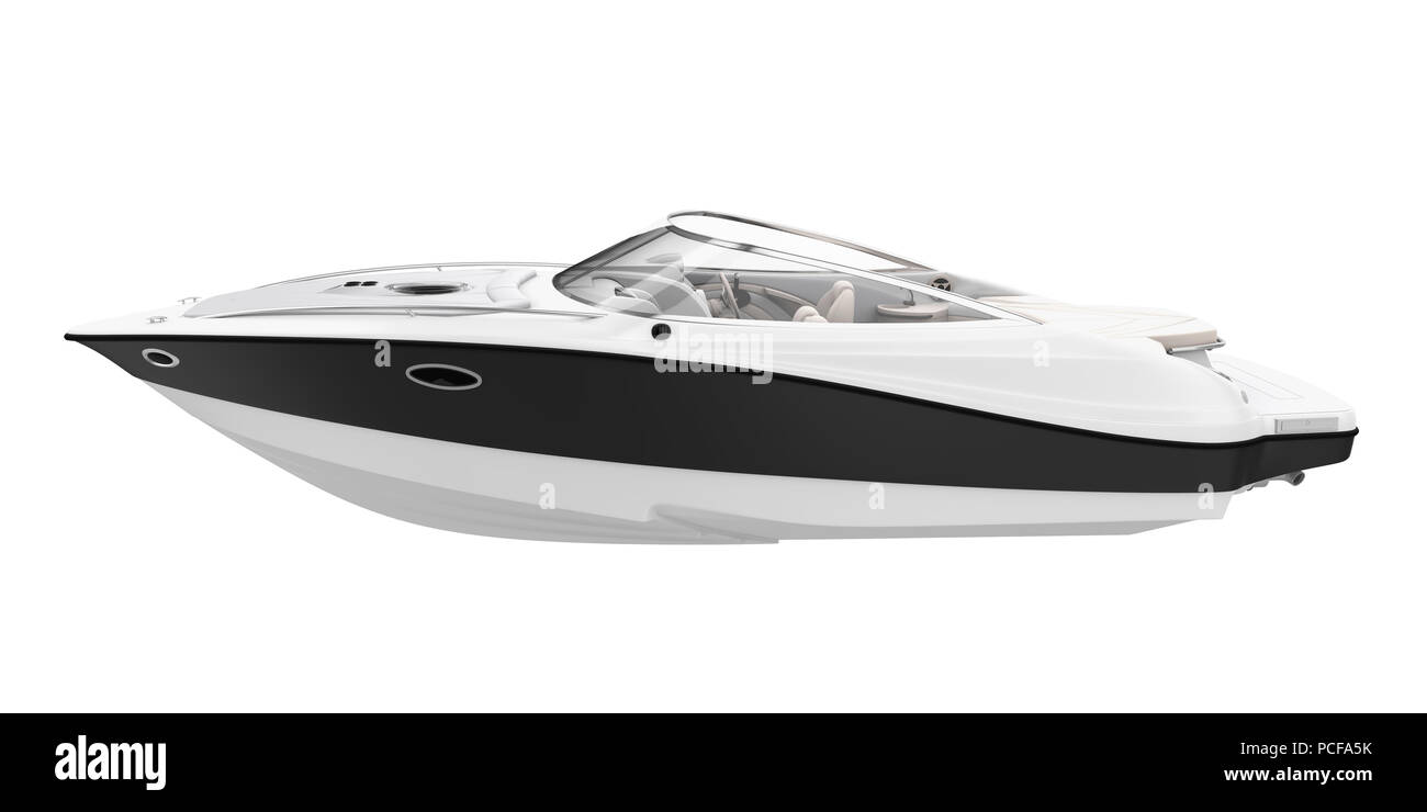 Isolé en hors-bord Banque D'Images