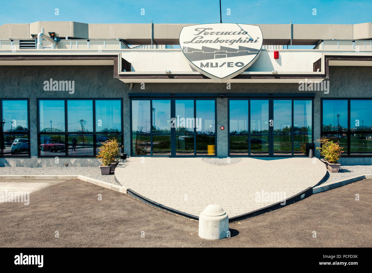 Musée Ferruccio Lamborghini, Funo di Argelato, Emiglia-Romagna, Italie Banque D'Images