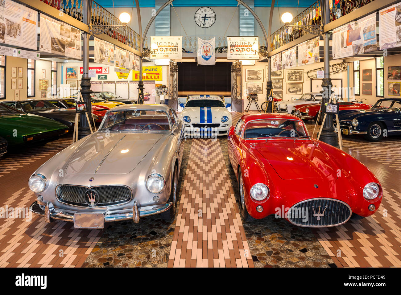 Collezione Umberto Panini Panini, Motor Museum, Musée Maserati, Rural Hombre, Modène, Emiglia-Romagna, Italie Banque D'Images
