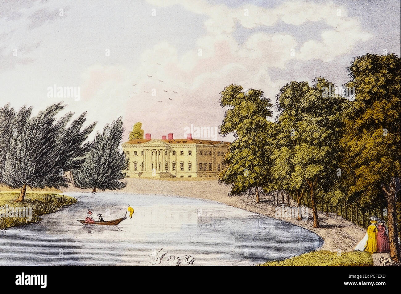 99 Broadlands dans le Hampshire, le siège... - Duncannon Frederick Banque D'Images