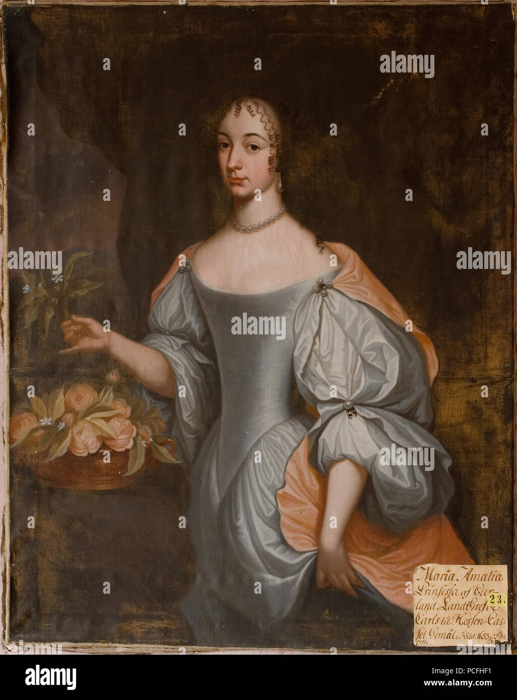 36 Maria Amalia, Johan (1653-1711) - Nationalmuseum N Cramer - 14692 Banque D'Images