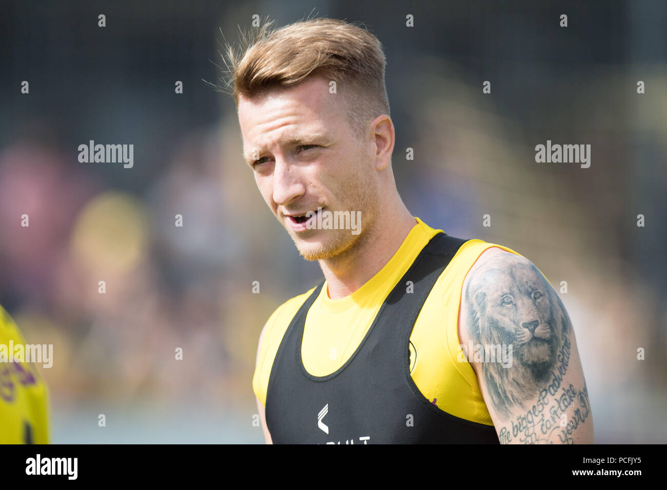 Marco REUS (N) avec des tatouages, tatouages, tatouages, portrait buste