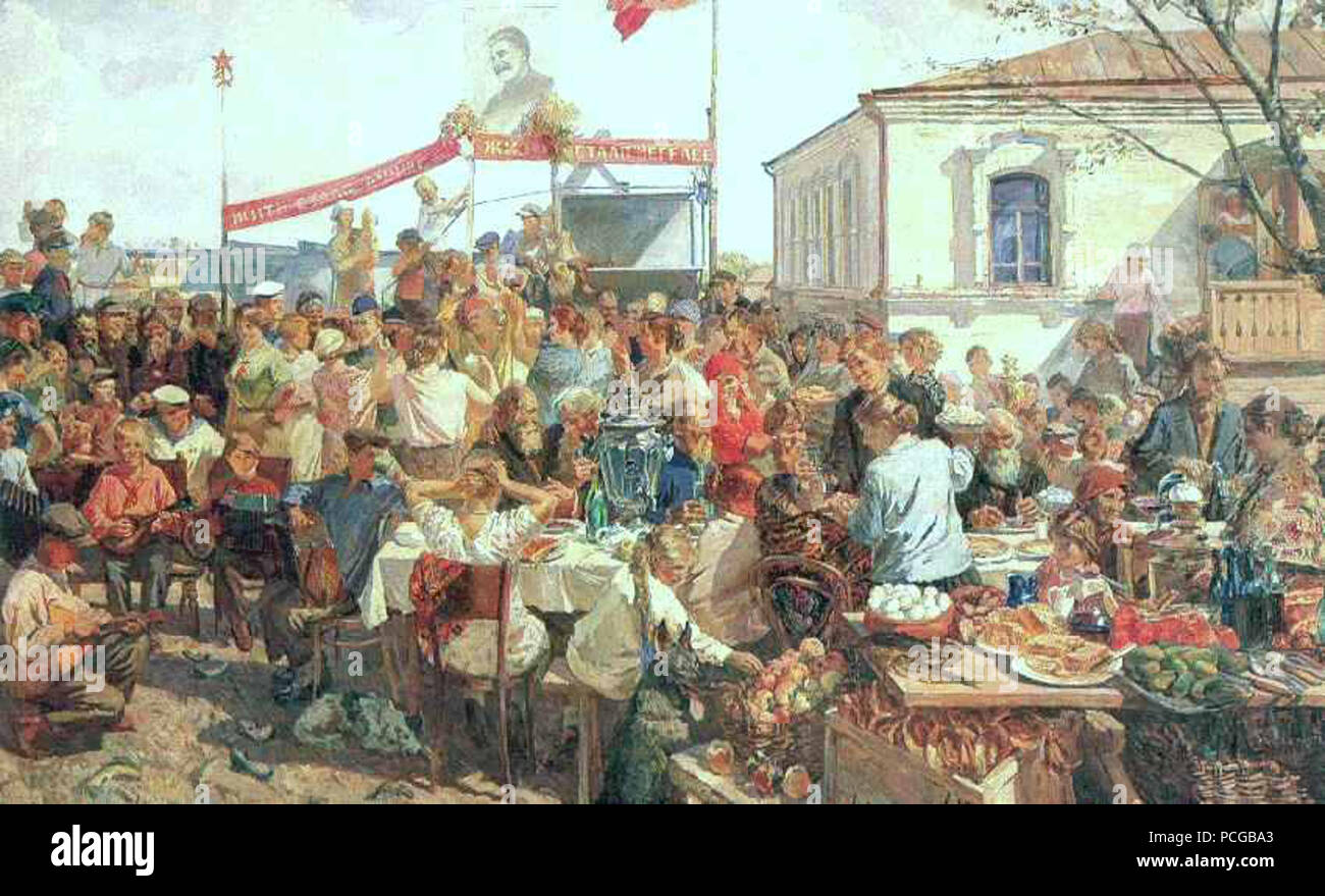 Maison de ferme collective 138, 1937 Banque D'Images